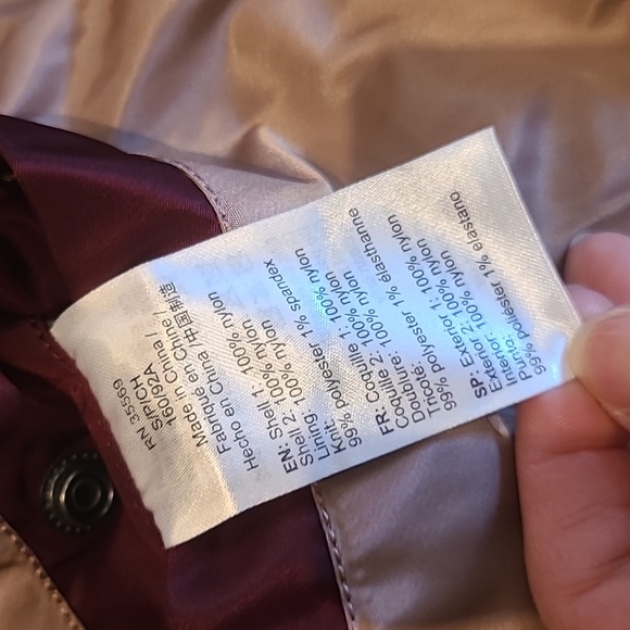 Alpha Industries Pink Maroon Bomber Jacket, Sz S - Picture 7 of 9